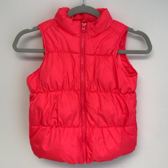 Old Navy Other - Old Navy | girls neon hot pink puffer vest